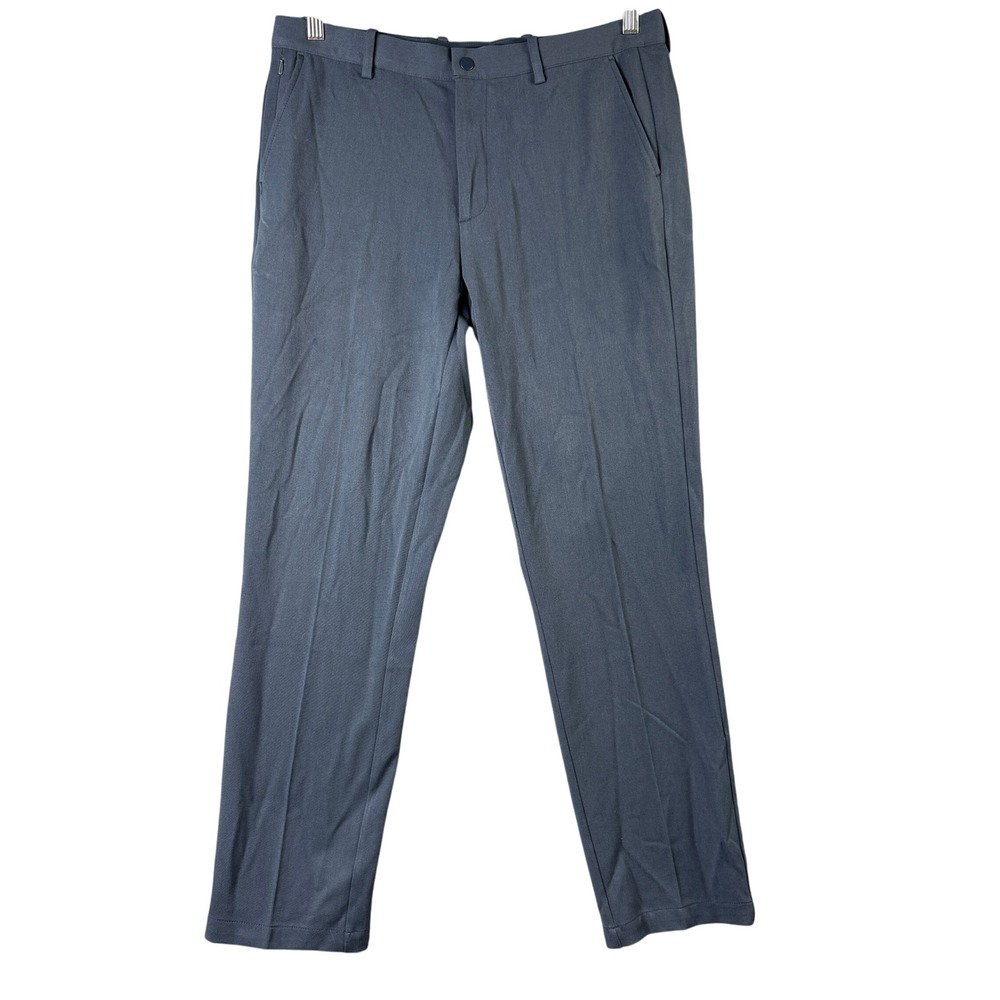 Quince Ultra-Stretch 24/7 Smart Chino Pants Mens 32x30 Ocean Blue EGIGAI006